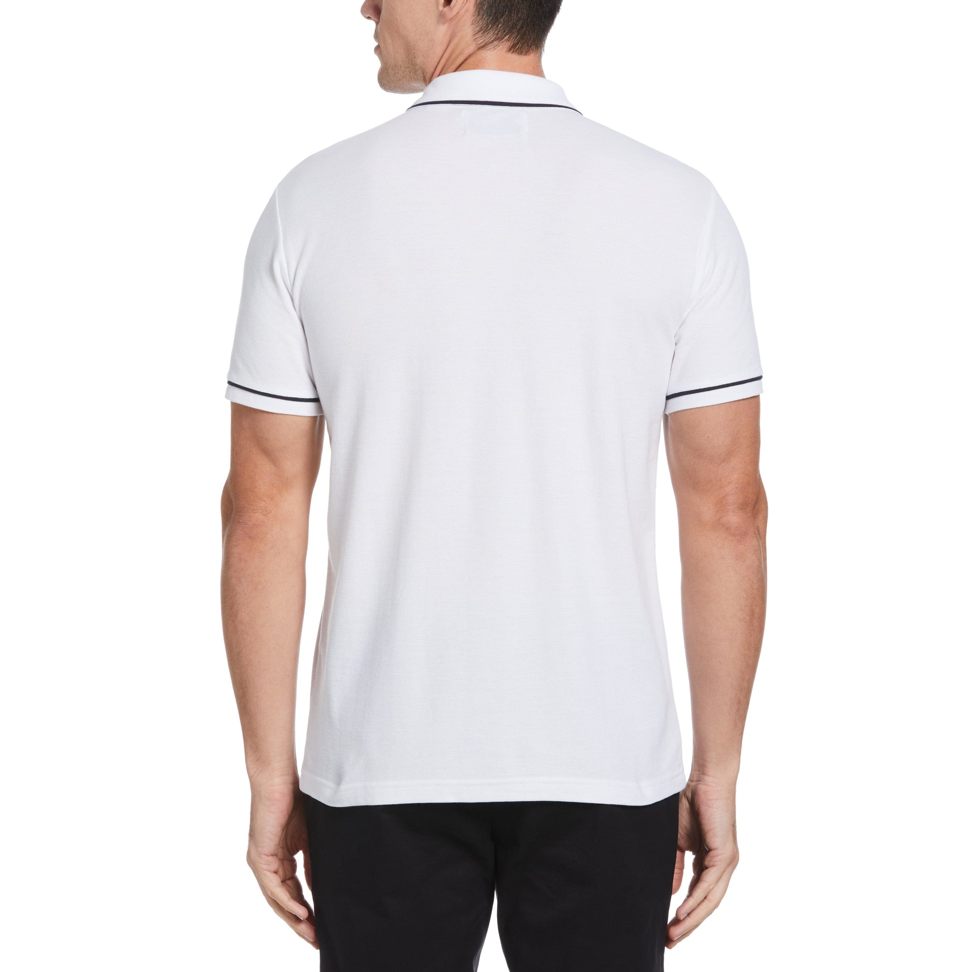 Original Penguin Organic Cotton Earl Pique Short Sleeve Polo Shirt – Bright White