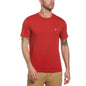 Original Penguin Organic Cotton Jersey Sticker Pete Short Sleeve Tee Shirt – Lava Falls Cardinal - ANTHEM
