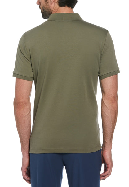 Original Penguin Jacquard Front Geo Polo - ANTHEM