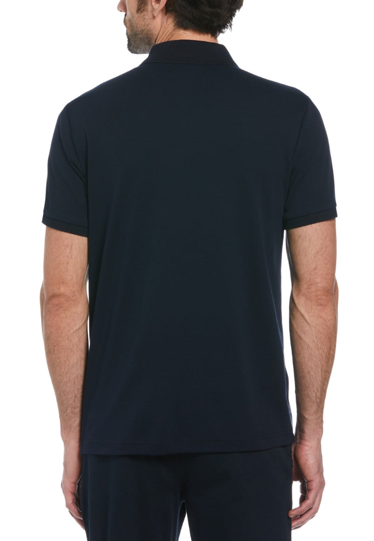 Original Penguin Jacquard Front Plaid Polo - ANTHEM