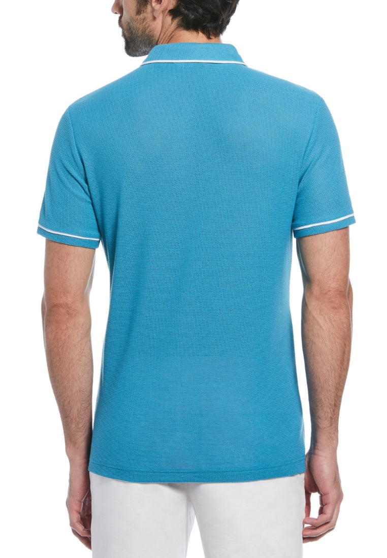 Original Penguin Organic Cotton Bentley Mesh Polo - ANTHEM