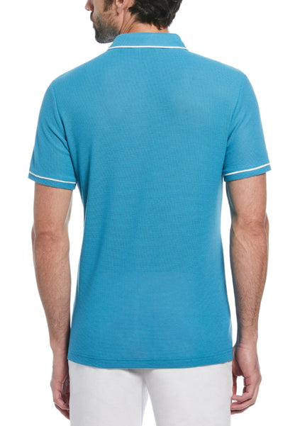 Original Penguin Organic Cotton Bentley Mesh Polo - ANTHEM
