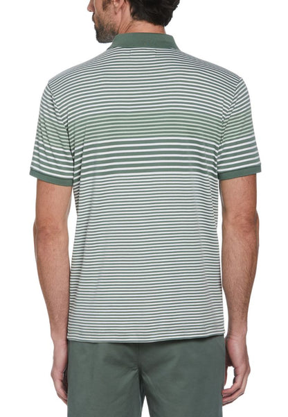 Original Penguin Interlock Polo Engineered Stripe - ANTHEM