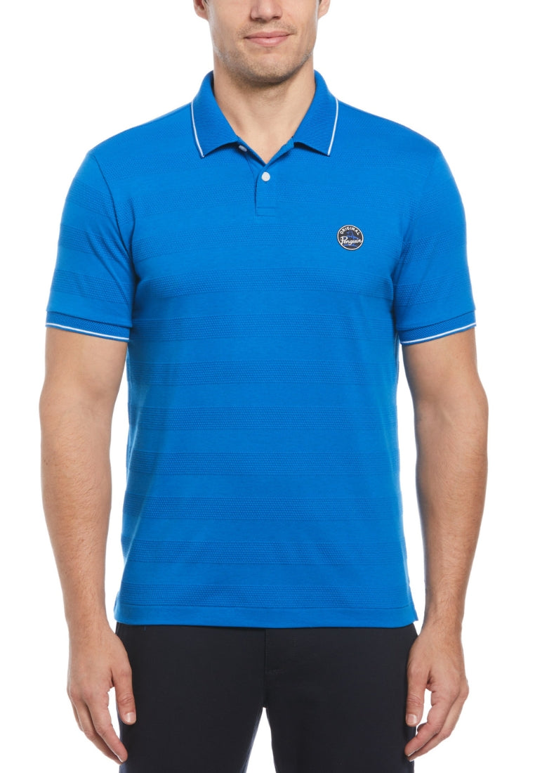 Original Penguin Honeycomb AO Jacquard Polo - ANTHEM