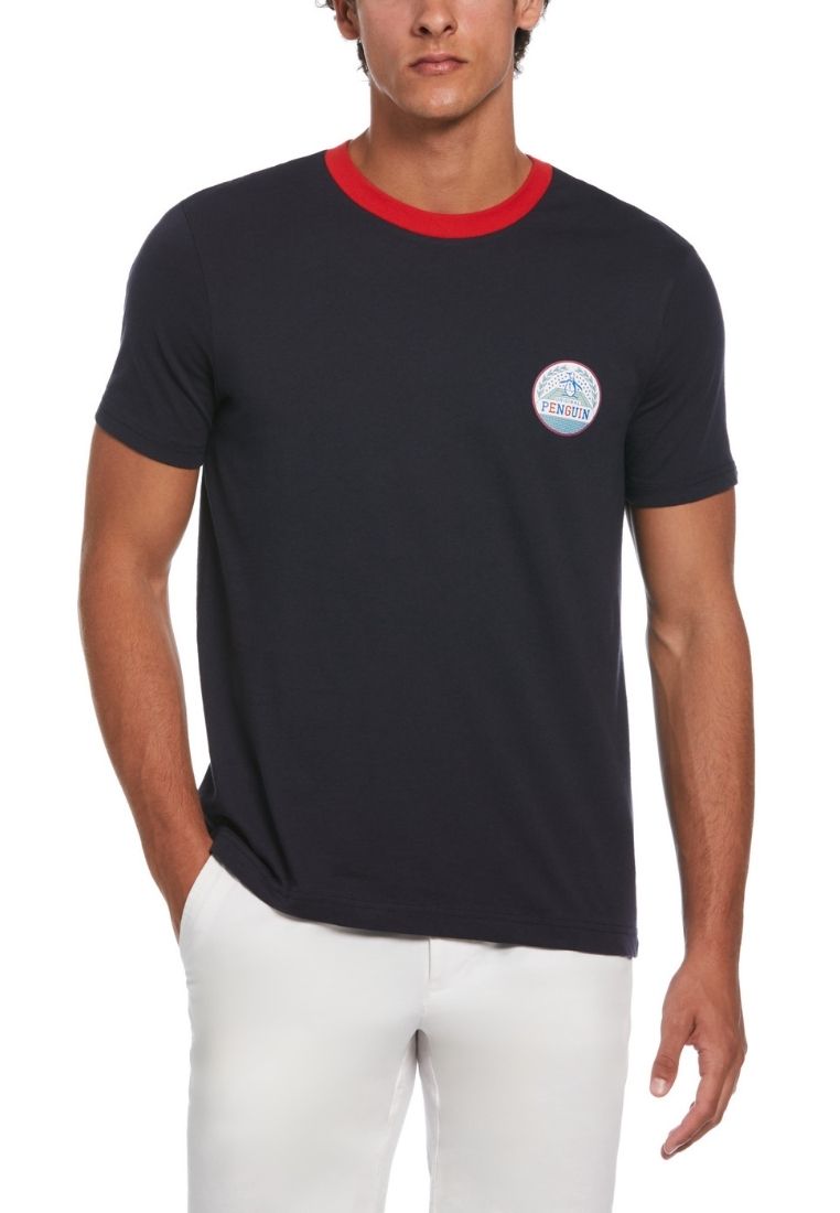 Original Penguin Court Pete Short Sleeve Tee Shirt - ANTHEM