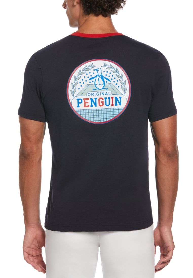 Original Penguin Court Pete Short Sleeve Tee Shirt - ANTHEM