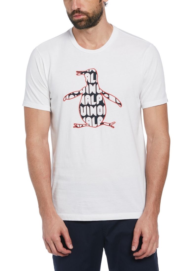 Original Penguin Logo Fill Pete Short Sleeve Tee Shirt - ANTHEM