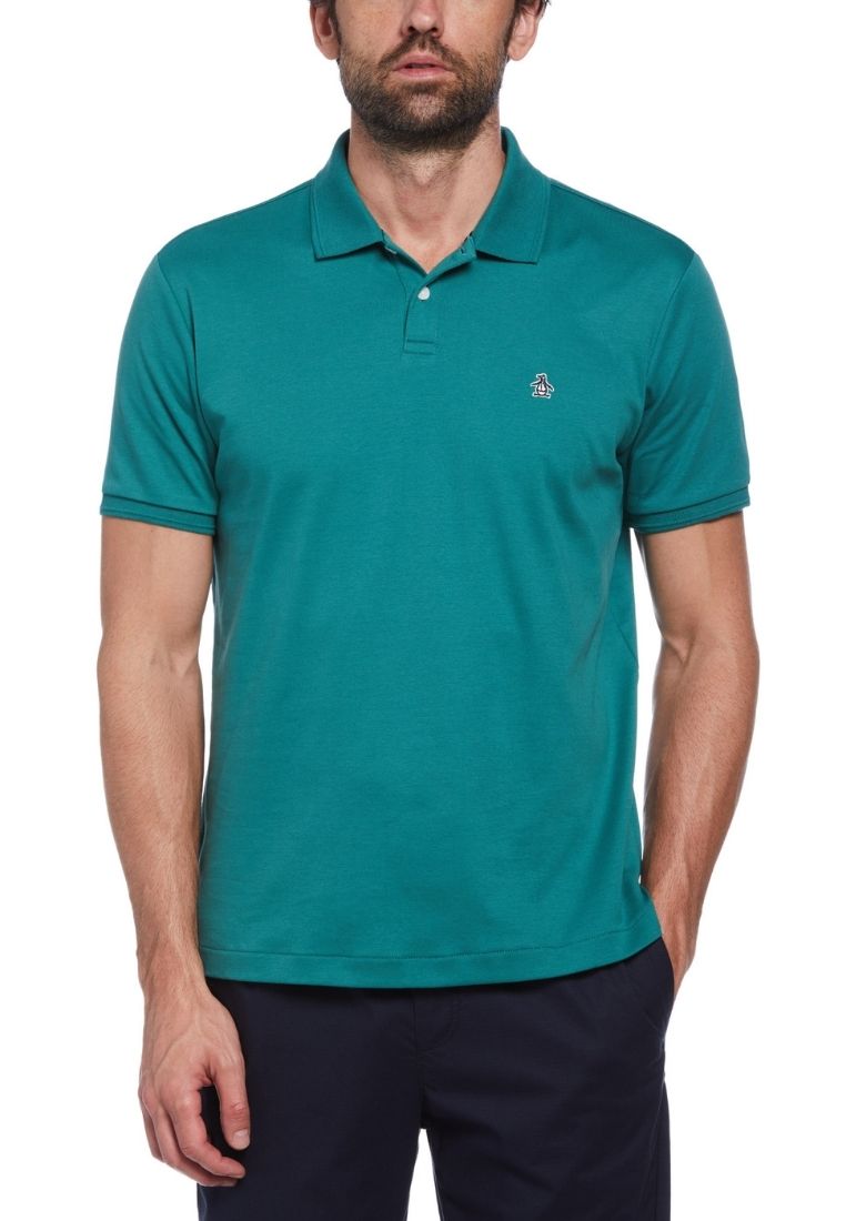 Original Penguin Organic Cotton Daddy Short Sleeve Polo Shirt - ANTHEM