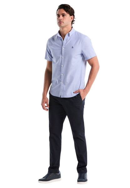 Original Penguin Ecovero™ Oxford Stretch Short Sleeve Button-Down Shirt - ANTHEM