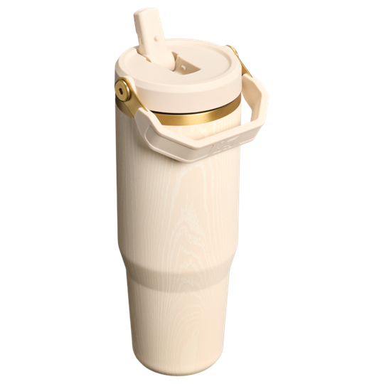 STANLEY THE ICEFLOW FLIP STRAW BIRCH WOODGRAIN 30OZ - ANTHEM