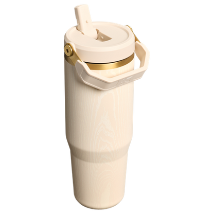 STANLEY THE ICEFLOW FLIP STRAW BIRCH WOODGRAIN 30OZ - ANTHEM