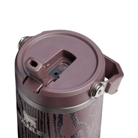 STANLEY THE ICEFLOW FLIP STRAW REDWOOD WOODGRAIN 30OZ - ANTHEM