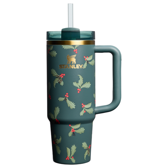 STANLEY QUENCHER H2.0 TUMBLER HOLIDAY BOTANICALS 30OZ - ANTHEM