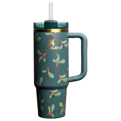STANLEY QUENCHER H2.0 TUMBLER HOLIDAY BOTANICALS 30OZ - ANTHEM