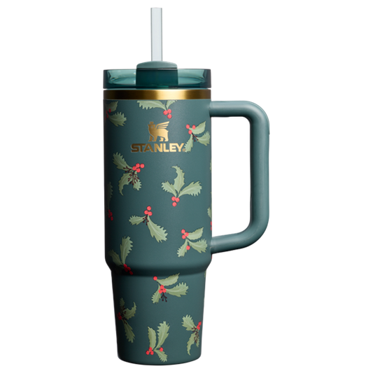 STANLEY QUENCHER H2.0 TUMBLER HOLIDAY BOTANICALS 30OZ