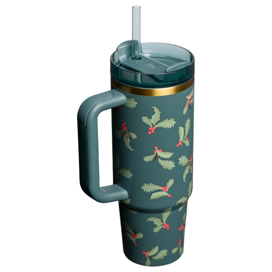 STANLEY QUENCHER H2.0 TUMBLER HOLIDAY BOTANICALS 30OZ - ANTHEM