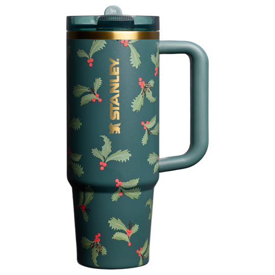 STANLEY QUENCHER PROTOUR TUMBLER HOLIDAY BOTANICALS 30OZ