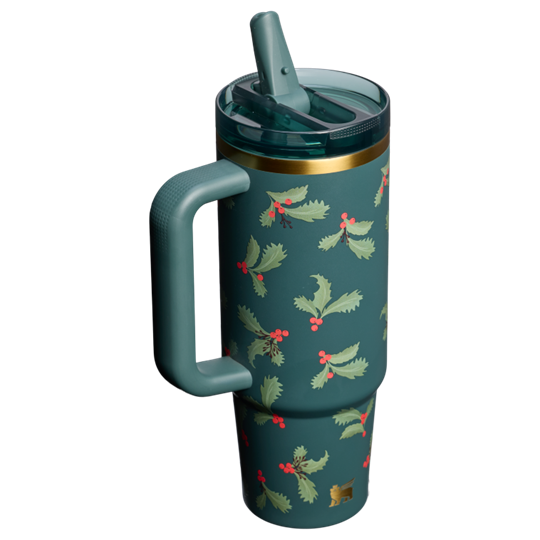 STANLEY QUENCHER PROTOUR TUMBLER HOLIDAY BOTANICALS 30OZ
