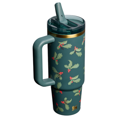 STANLEY QUENCHER PROTOUR TUMBLER HOLIDAY BOTANICALS 30OZ