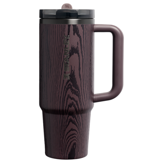 STANLEY QUENCHER PROTOUR TUMBLER REDWOOD WOODGRAIN 30OZ