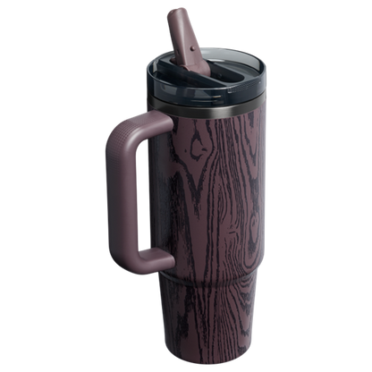 STANLEY QUENCHER PROTOUR TUMBLER REDWOOD WOODGRAIN 30OZ