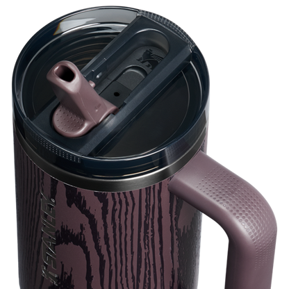 STANLEY QUENCHER PROTOUR TUMBLER REDWOOD WOODGRAIN 30OZ