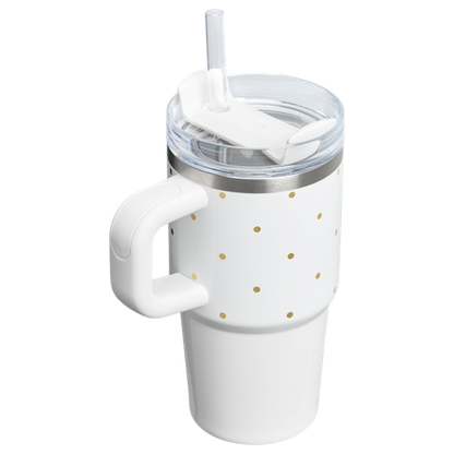 STANLEY QUENCHER H2.0 TUMBLER FROST POLKA DOT 20OZ