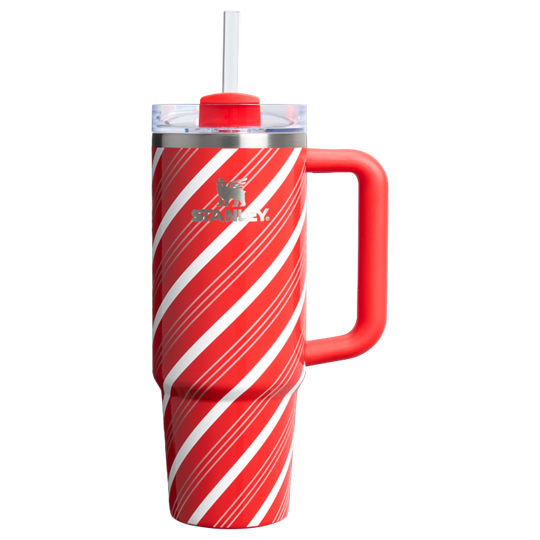 STANLEY QUENCHER H2.0 TUMBLER CANDY CANE TWIST 30OZ - ANTHEM