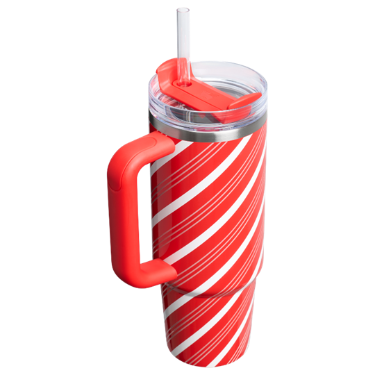 STANLEY QUENCHER H2.0 TUMBLER CANDY CANE TWIST 30OZ - ANTHEM