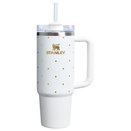 STANLEY QUENCHER H2.0 TUMBLER FROST POLKA DOT 30OZ - ANTHEM