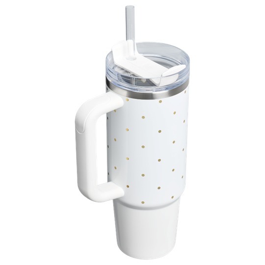 STANLEY QUENCHER H2.0 TUMBLER FROST POLKA DOT 30OZ - ANTHEM