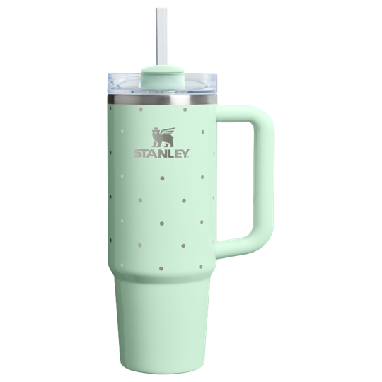 STANLEY QUENCHER H2.0 TUMBLER PEPPERMINT POLKA DOT 30OZ - ANTHEM