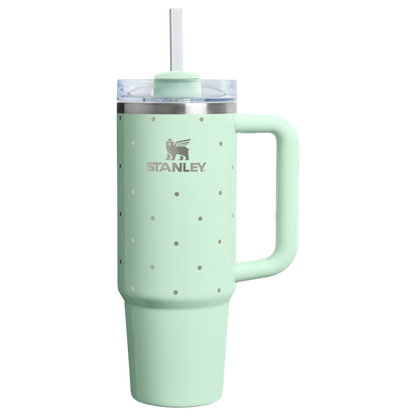 STANLEY QUENCHER H2.0 TUMBLER PEPPERMINT POLKA DOT 30OZ - ANTHEM