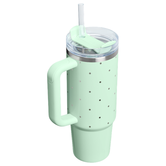 STANLEY QUENCHER H2.0 TUMBLER PEPPERMINT POLKA DOT 30OZ - ANTHEM