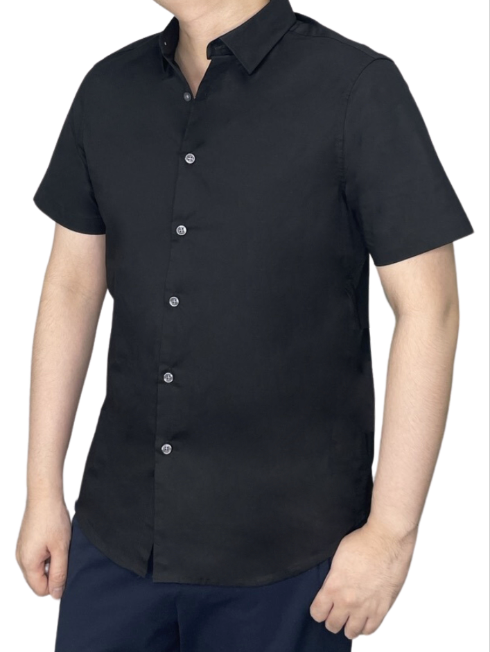 Perry Ellis Short Sleeve Poplin Stretch Shirt – ANTHEM