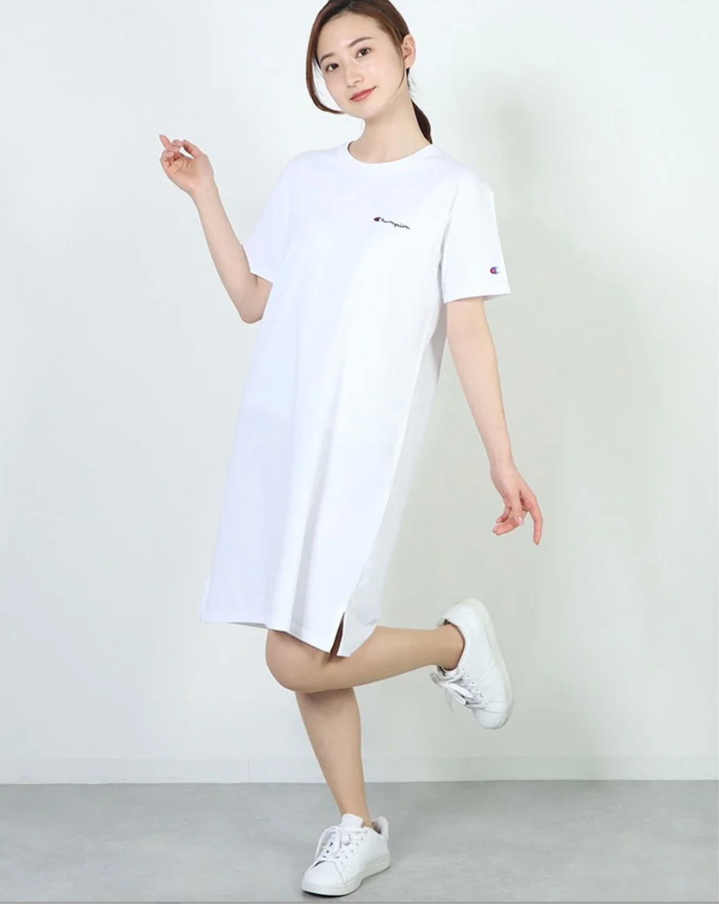 Champion Japan One Piece Dress White - ANTHEM