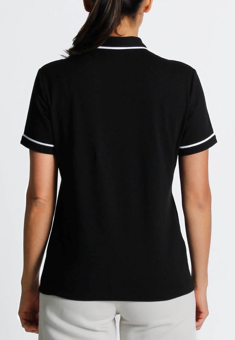 Original Penguin Womens Short Sleeve Organic Veronica Polo Pointed Collar - ANTHEM