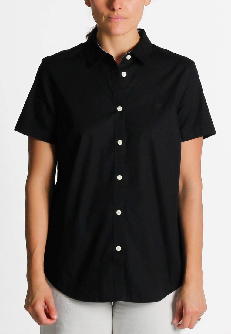 Original Penguin Women's Short Sleeve Core Poplin Shirt - ANTHEM