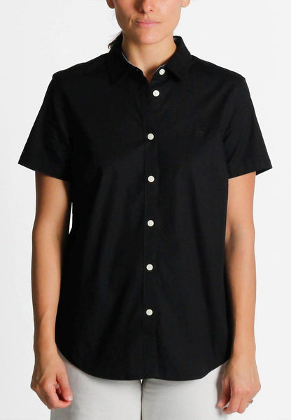 Original Penguin Women's Short Sleeve Core Poplin Shirt - ANTHEM