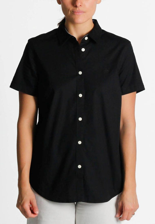 Original Penguin Women's Short Sleeve Core Poplin Shirt - ANTHEM