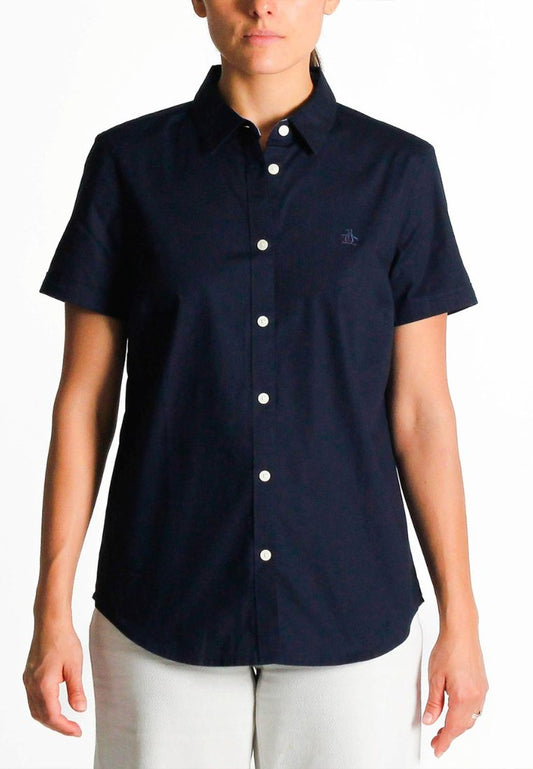 Original Penguin Women's Short Sleeve Core Poplin Shirt - ANTHEM