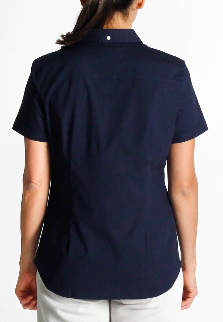 Original Penguin Women's Short Sleeve Core Poplin Shirt - ANTHEM