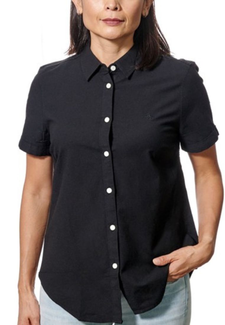 Original Penguin Women's Short Sleeve Core Oxford Shirt - ANTHEM