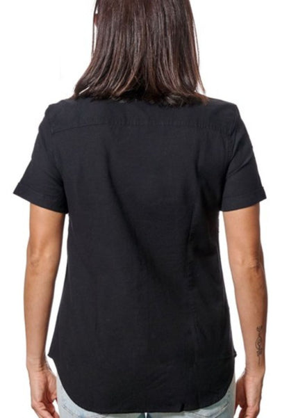 Original Penguin Women's Short Sleeve Core Oxford Shirt - ANTHEM