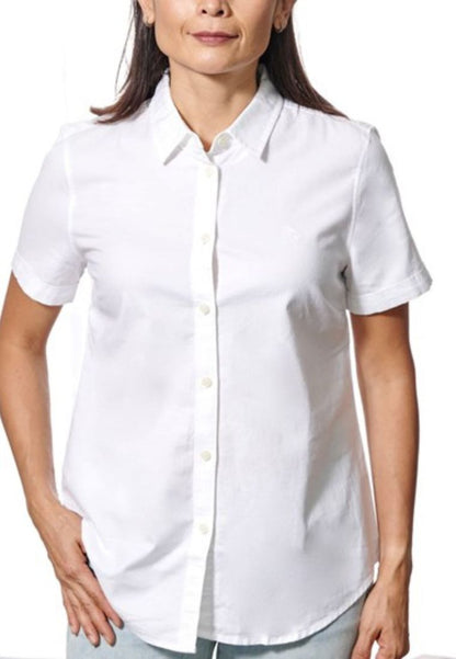 Original Penguin Women's Short Sleeve Core Oxford Shirt - ANTHEM