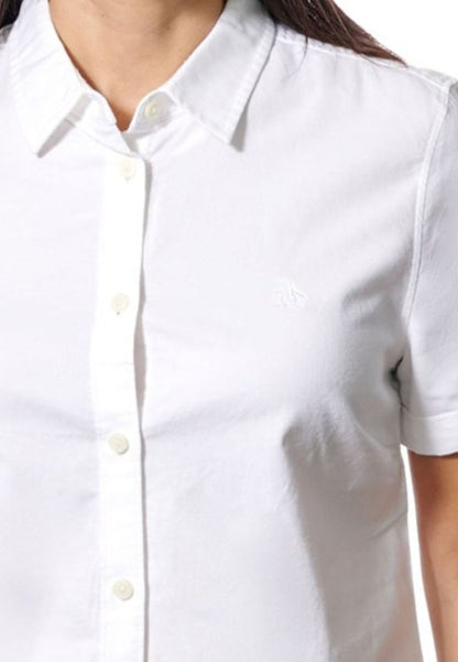 Original Penguin Women's Short Sleeve Core Oxford Shirt - ANTHEM
