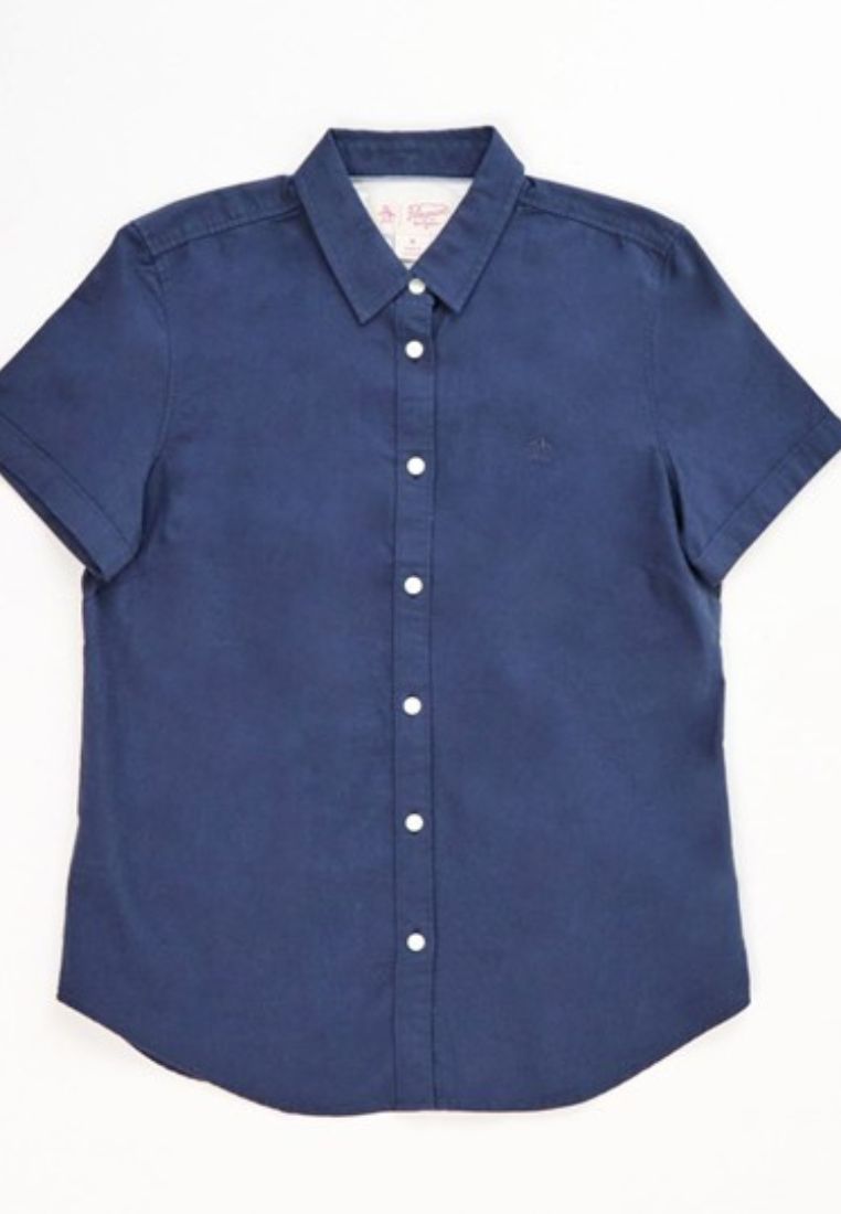 Original Penguin Women's Short Sleeve Core Oxford Shirt - ANTHEM