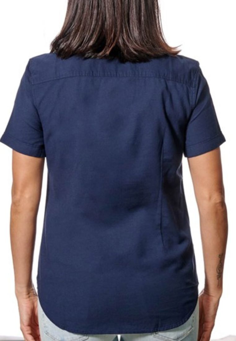 Original Penguin Women's Short Sleeve Core Oxford Shirt - ANTHEM