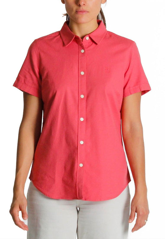 Original Penguin Women's Short Sleeve Core Oxford Shirt - ANTHEM
