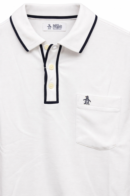 Original Penguin Earl Organic Pique Sticker Pete Polo - ANTHEM